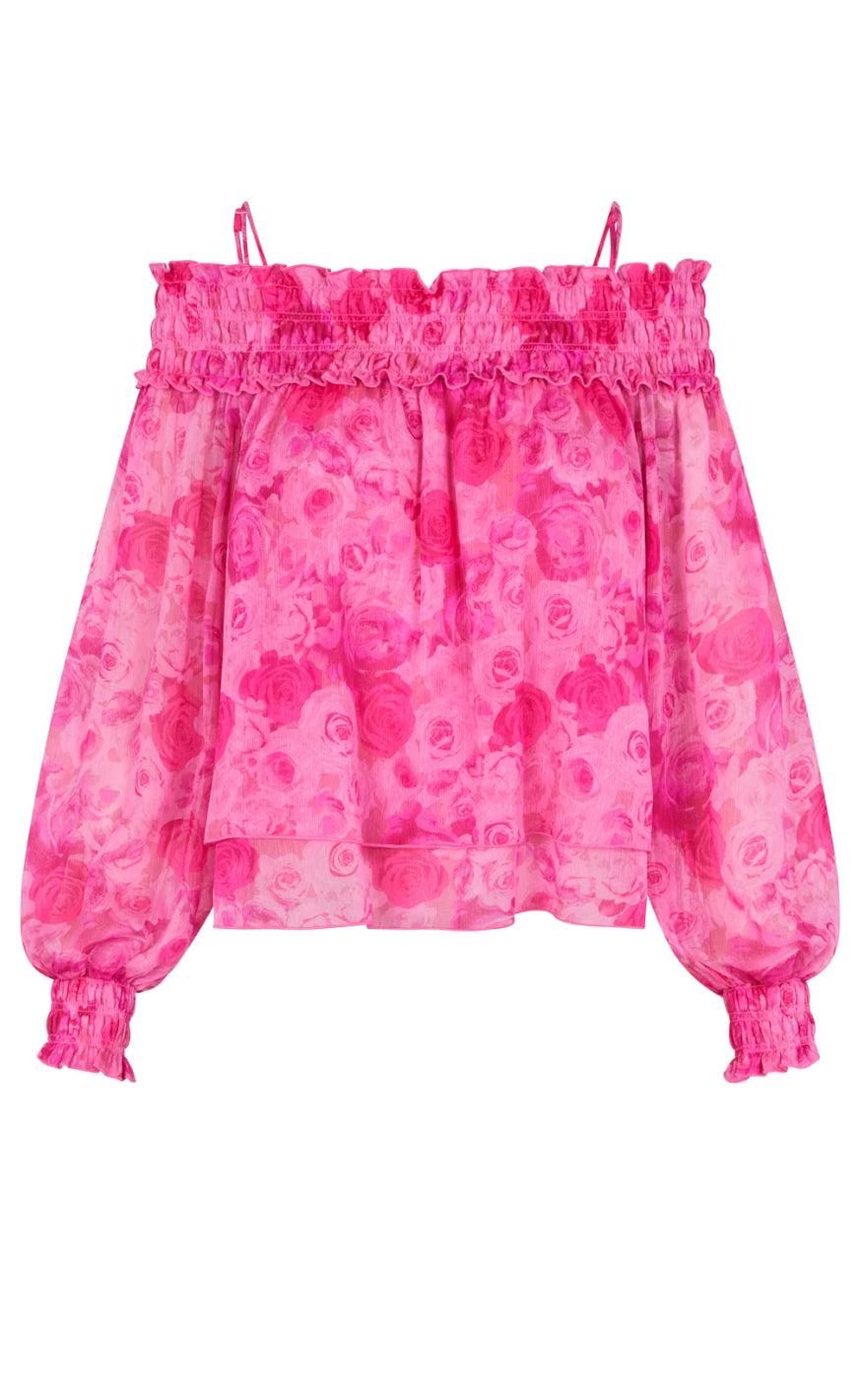 Se Cras Bluse - Sierra - Pink Rosegarden hos Fashionbystrand