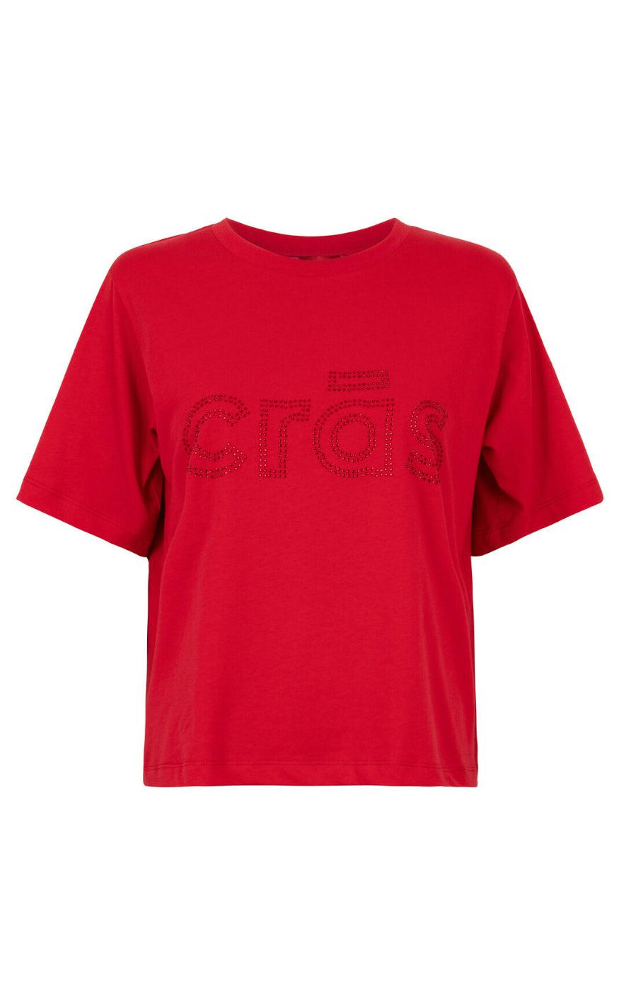 Se Cras T-shirt - Paris - Racing Red hos Fashionbystrand