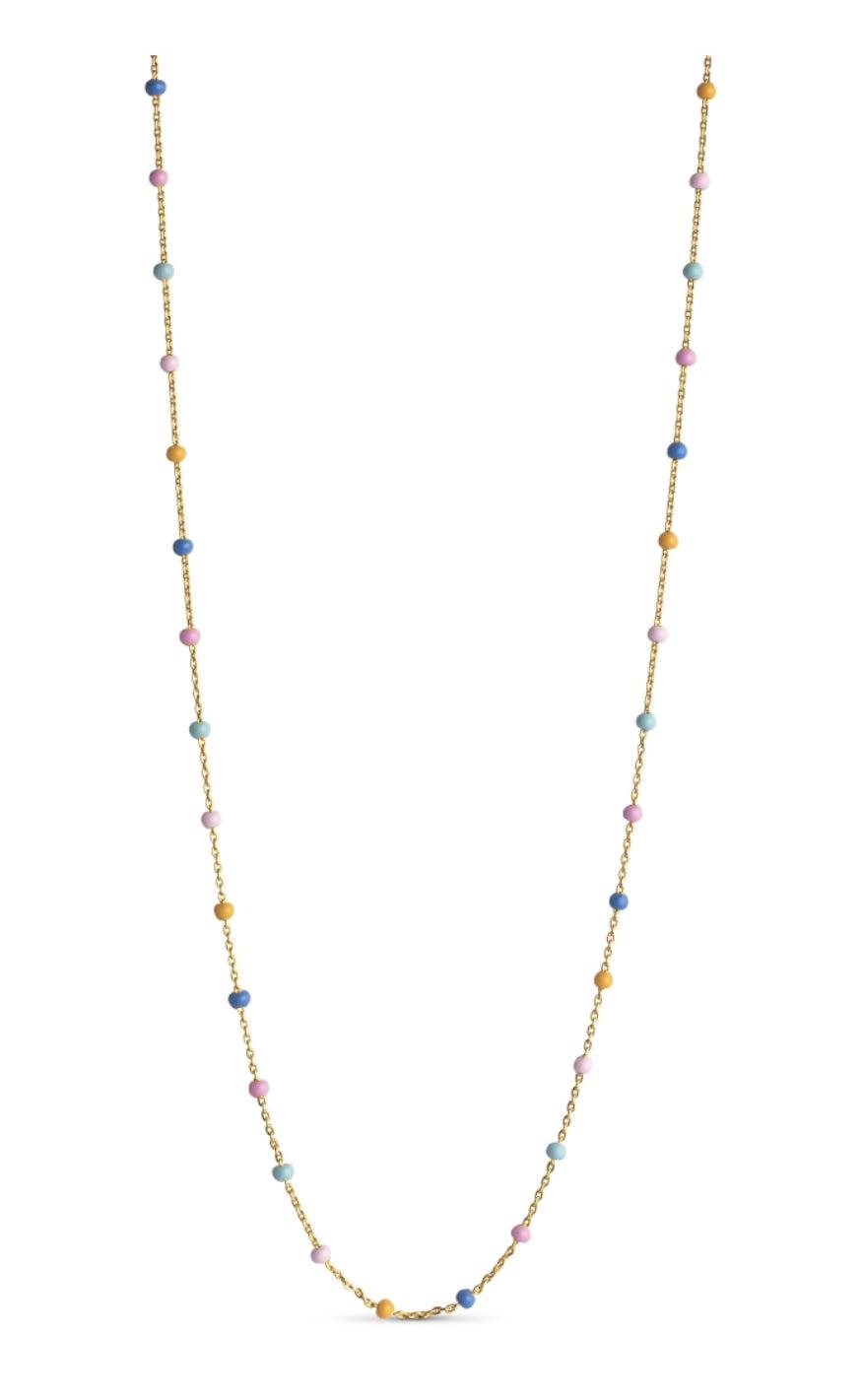 Se Lola Necklace - Lolly - ENAMEL - Guld One Size hos Fashionbystrand