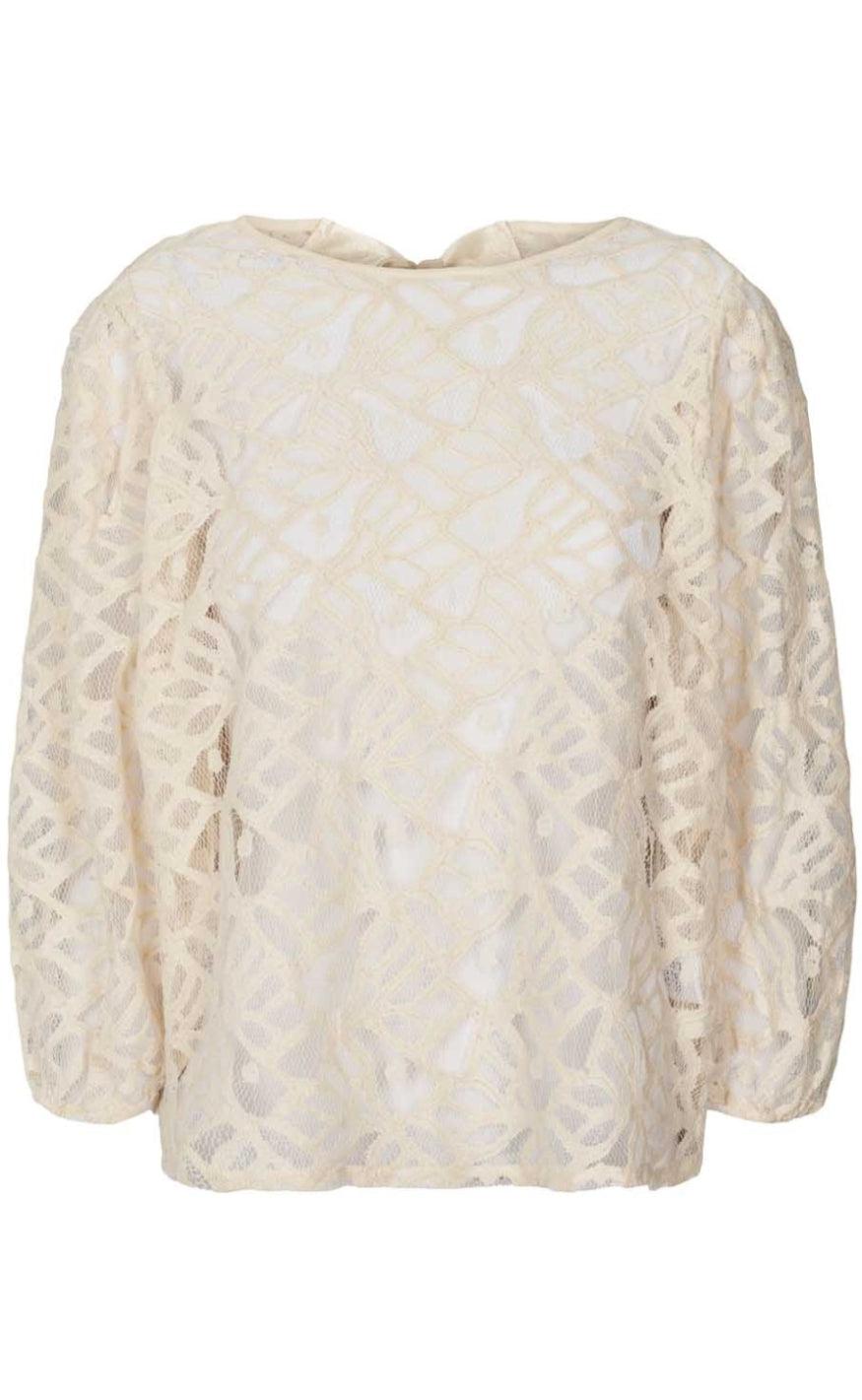 Billede af Lollys Laundry Bluse - Bergen - Creme