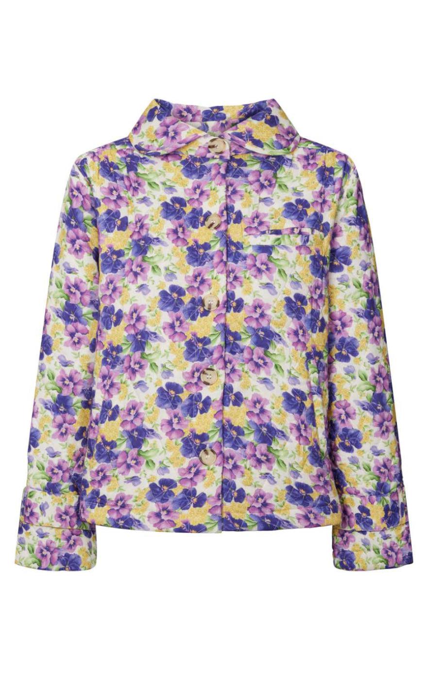 Se Lollys Laundry Jakke - Viola - Flower Print hos Fashionbystrand