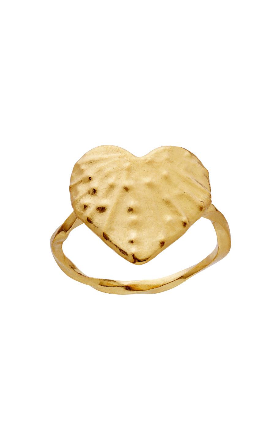 Billede af Maanesten Ring - Cardissa - Gold Colour