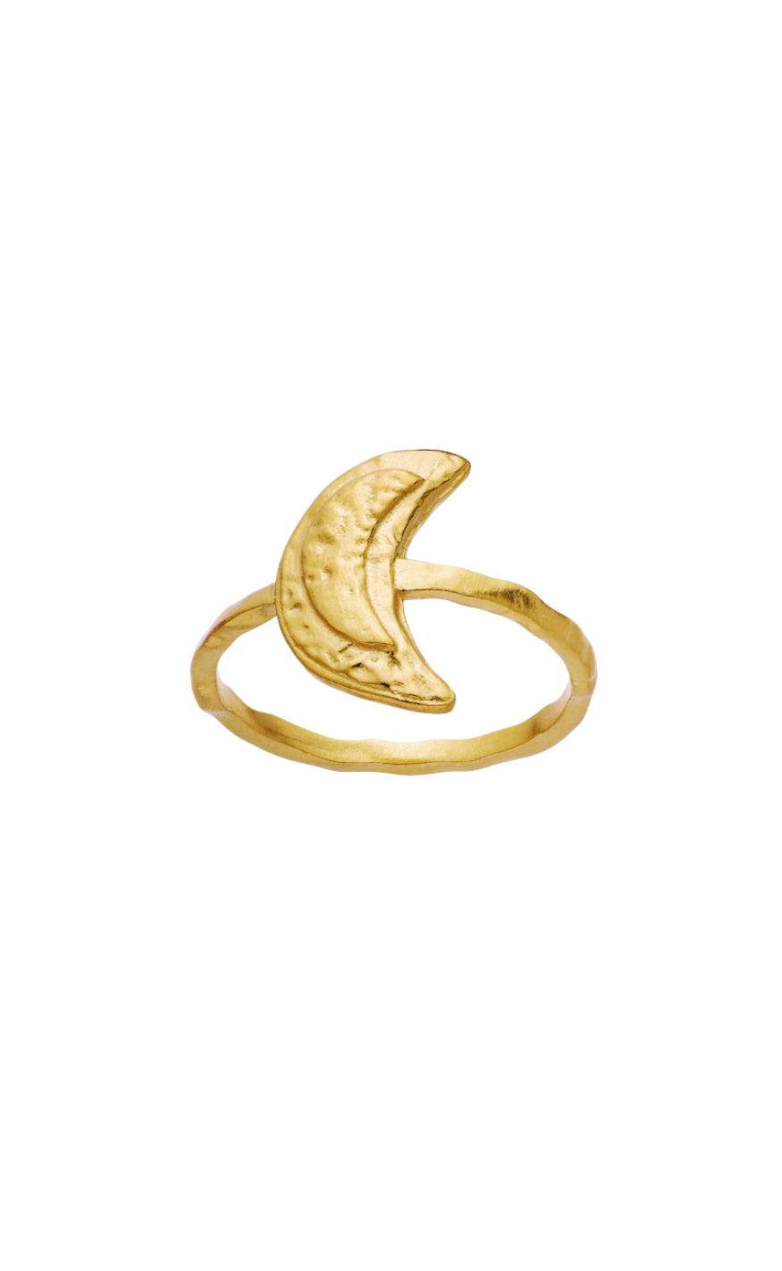 Billede af Maanesten Ring - Jacinta - Gold Colour