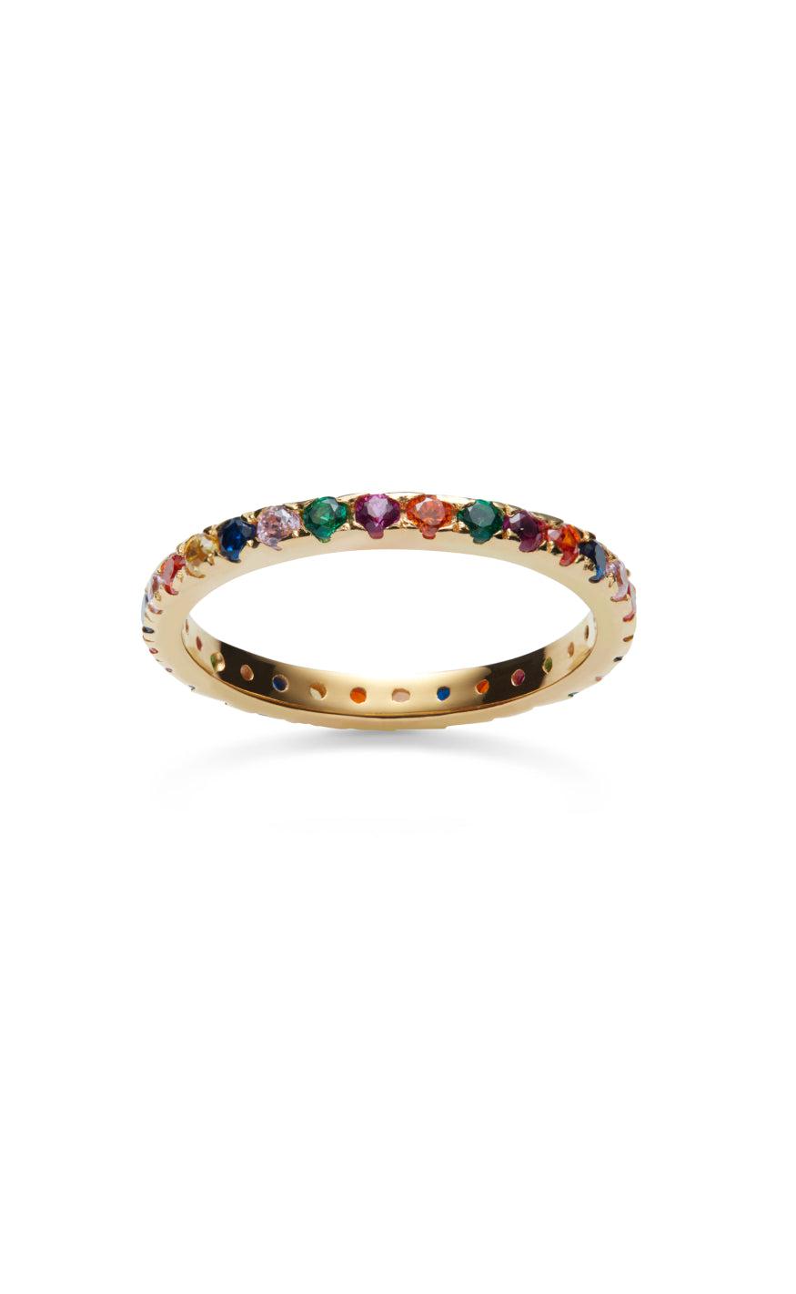 Billede af Maanesten Ring - Pari - Gold Colour