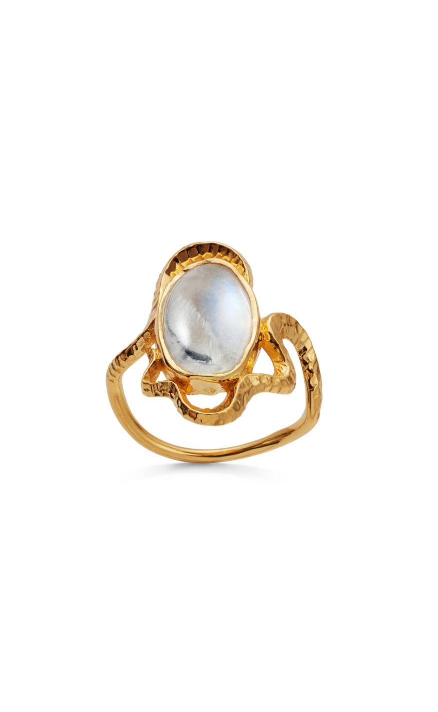 Se Maanesten Ring - Siren - Gold Colour hos Fashionbystrand