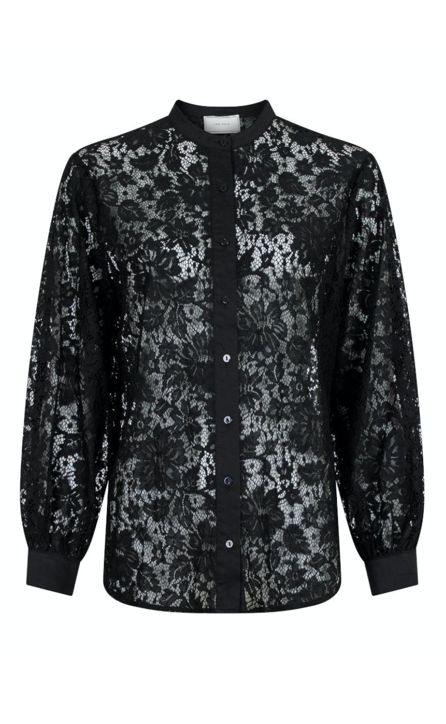 Se Neo Noir Skjorte - Mae Lace - Black hos Fashionbystrand