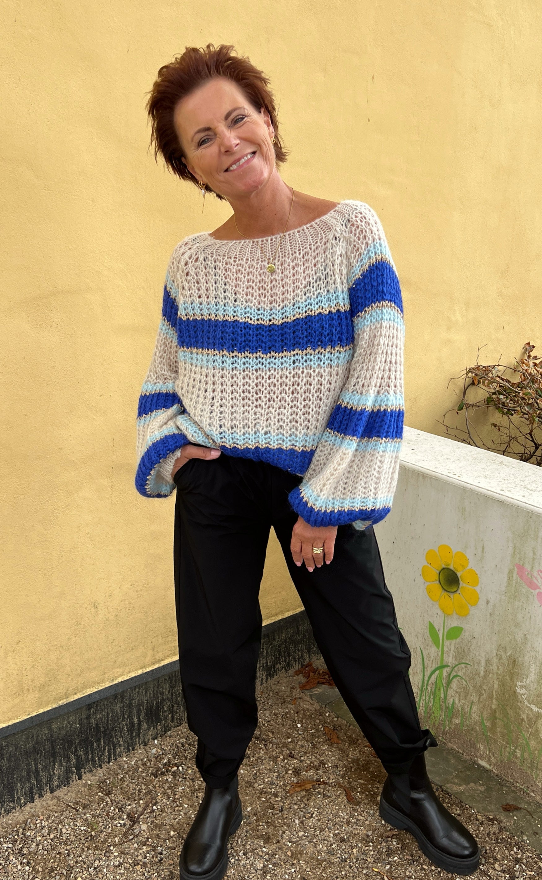 Billede af Noella Sweater - Pacific - Blue Mix