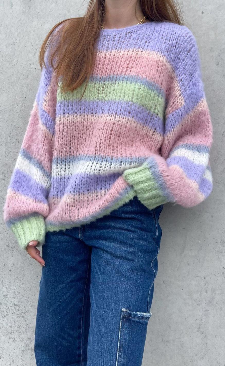 12: Noella Sweater - Rona Ella - Soft Pastel Mix