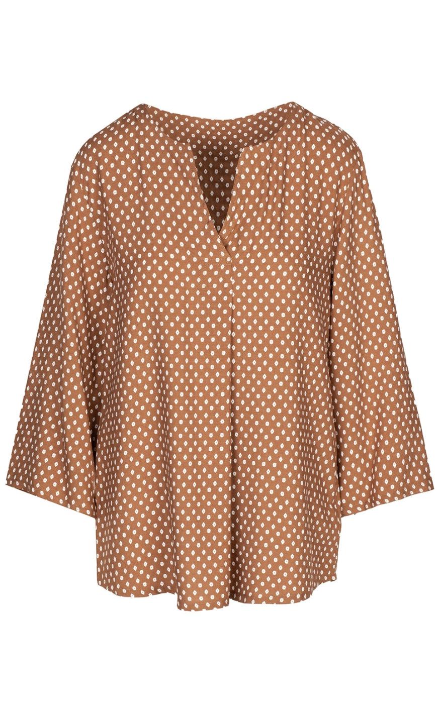 Billede af One Two Luxzuz Bluse - August - Cinnamon