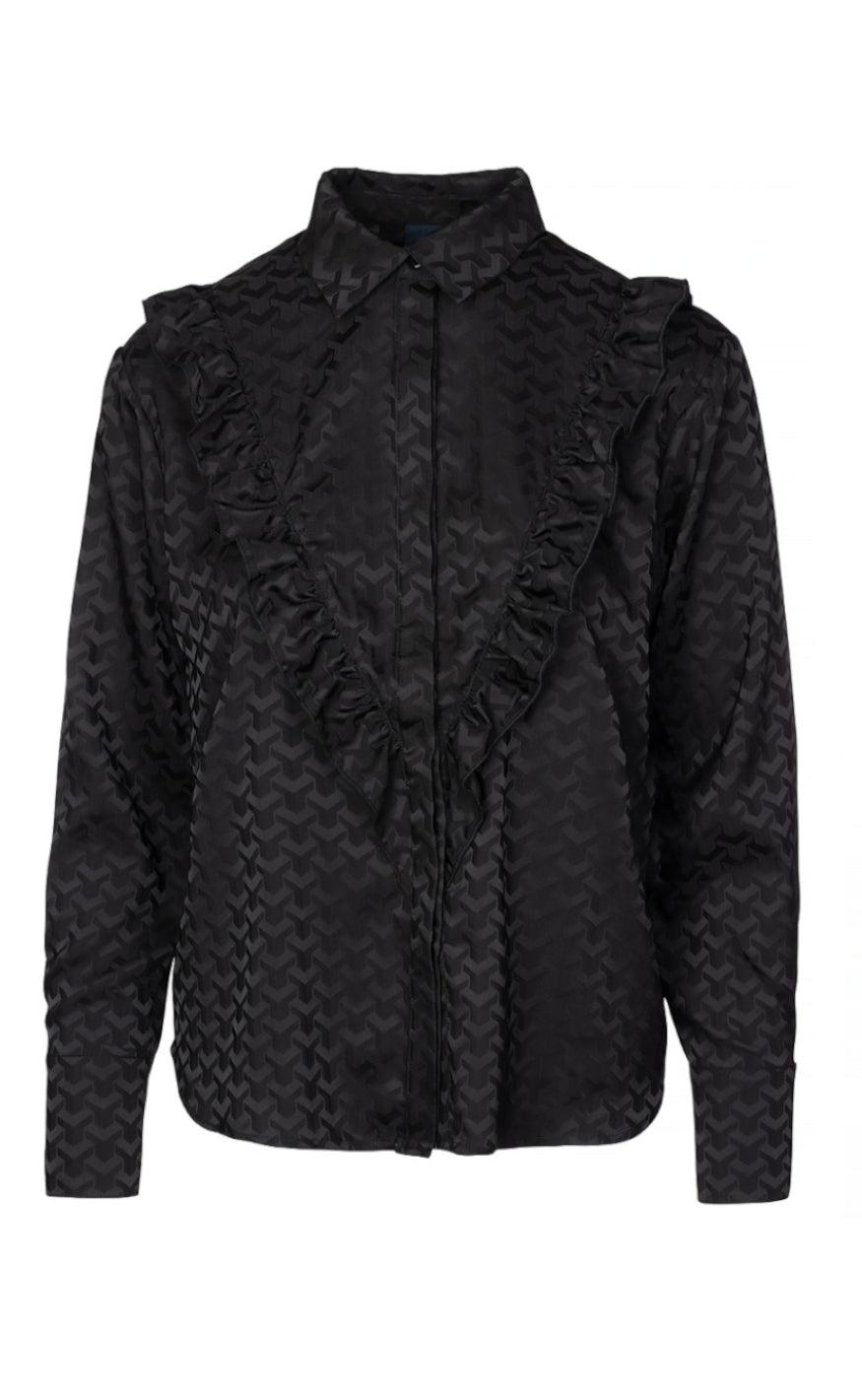 Billede af One Two Luxzuz Skjorte - Gertanzi - Black