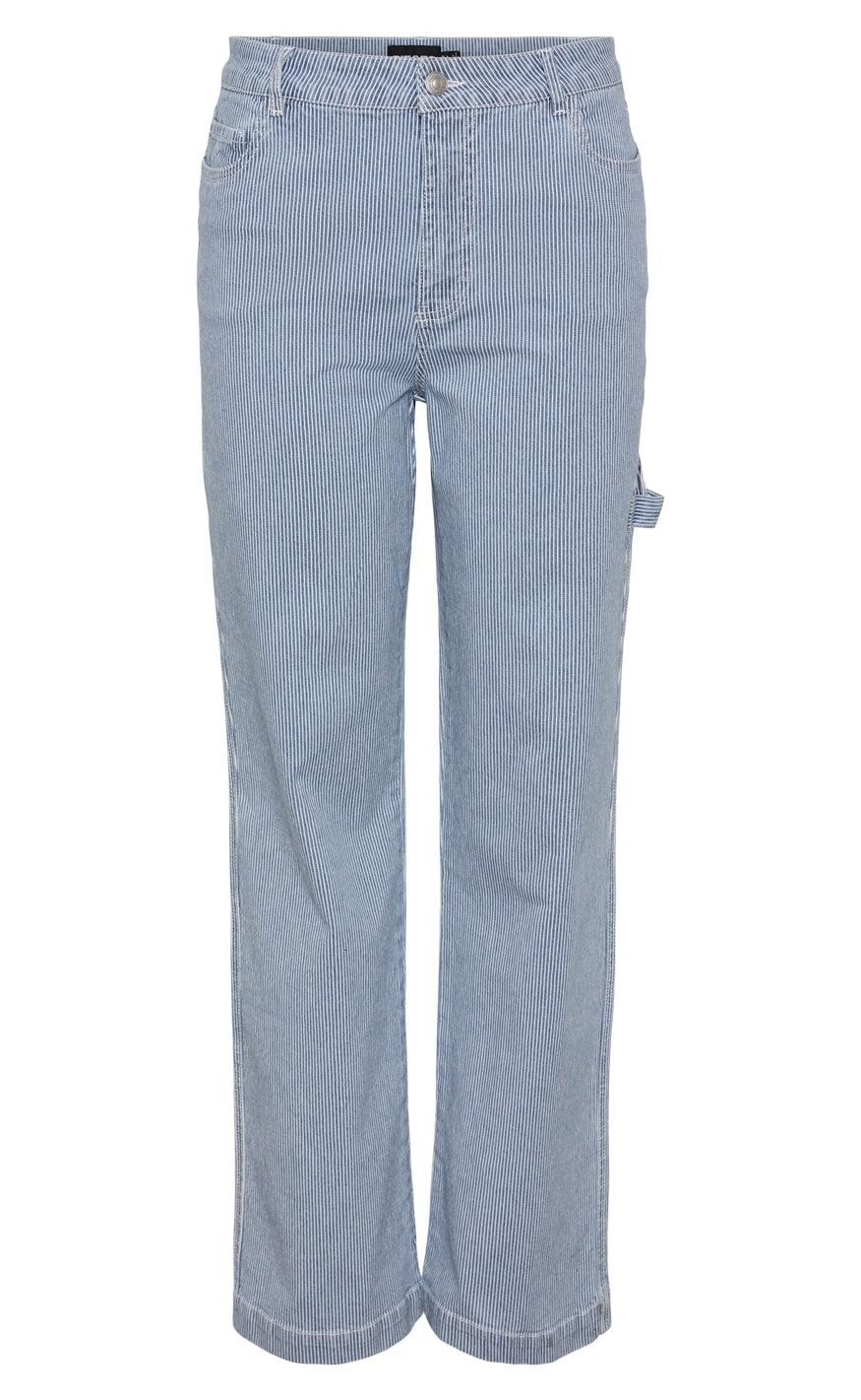 Se PIECES Bukser - Billo - Light Blue Denim hos Fashionbystrand