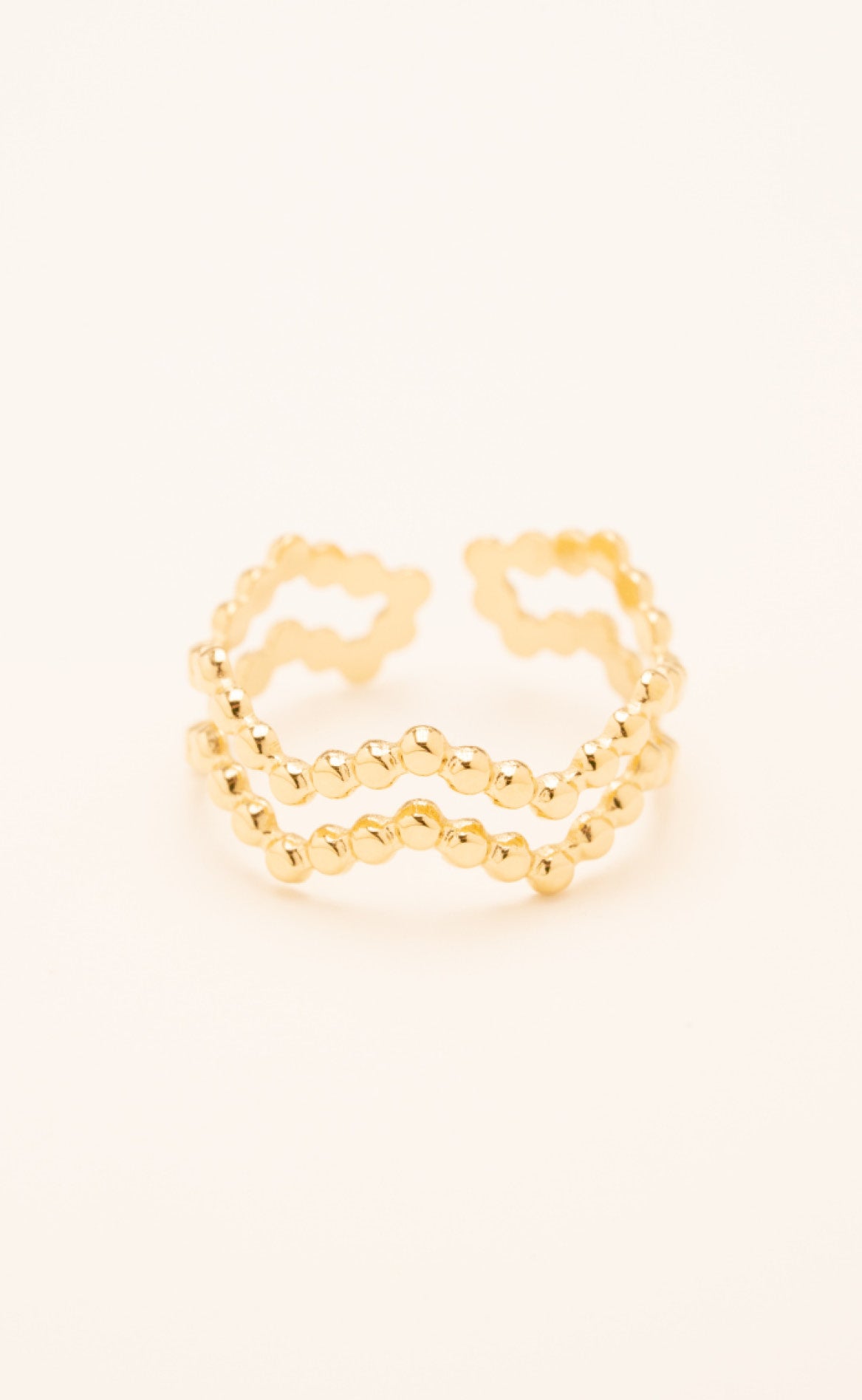Billede af Smykkeli Copenhagen Ring - Bari - Gold Colour
