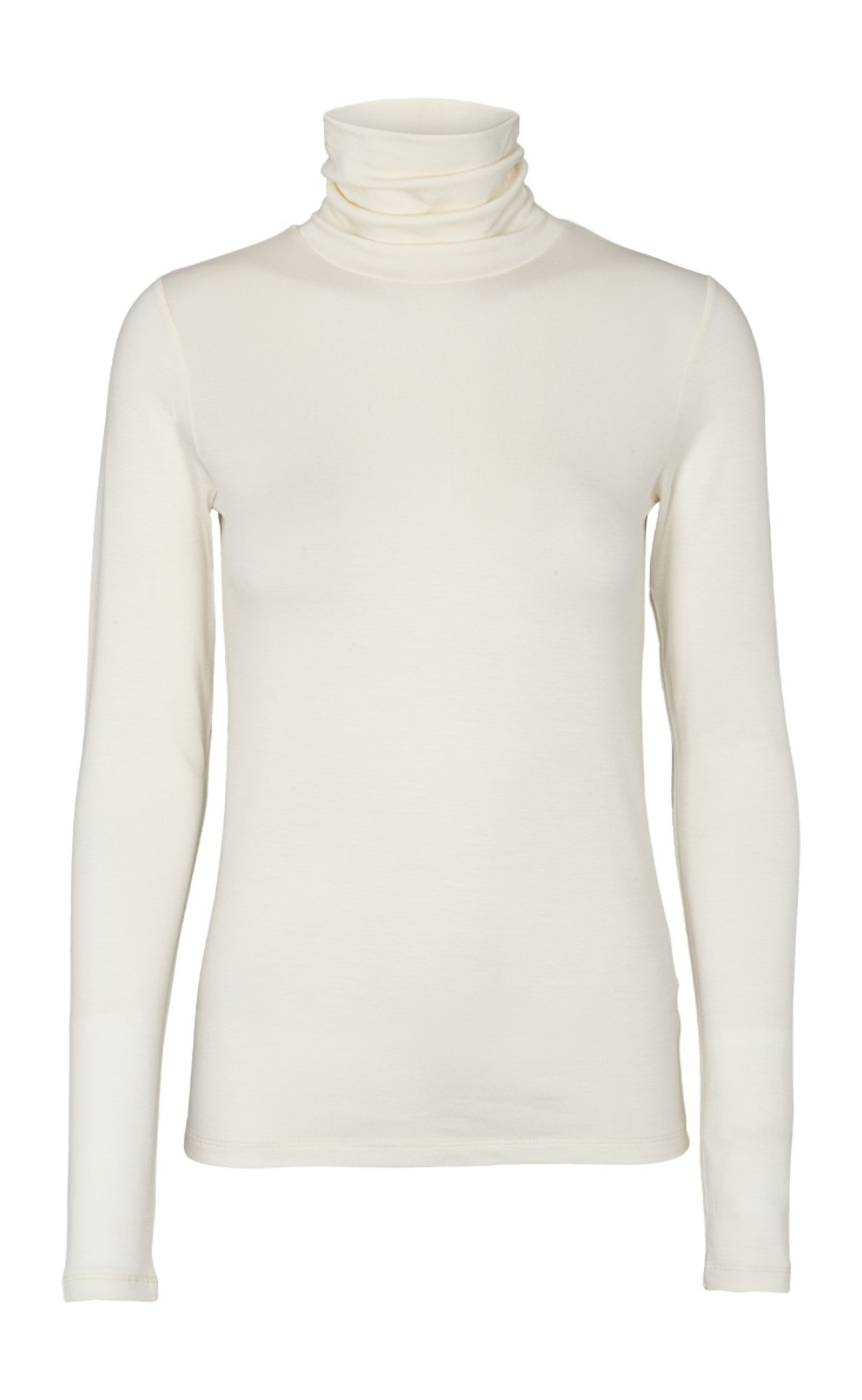 Billede af Basic Apparel Bluse - Joline T-neck - Off White
