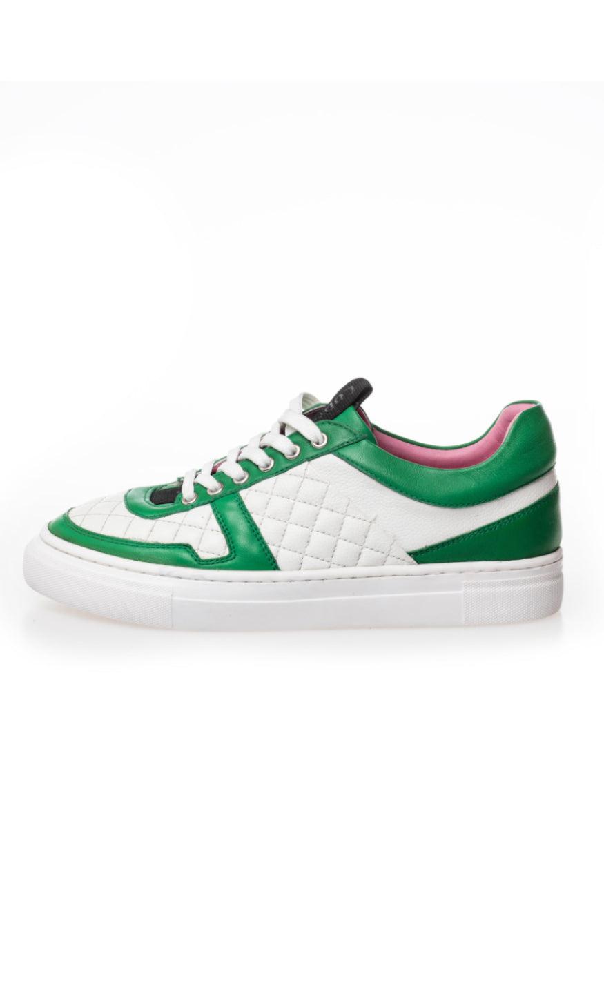 Billede af Copenhagen Shoes Sneaker - Paris Walk - green / White