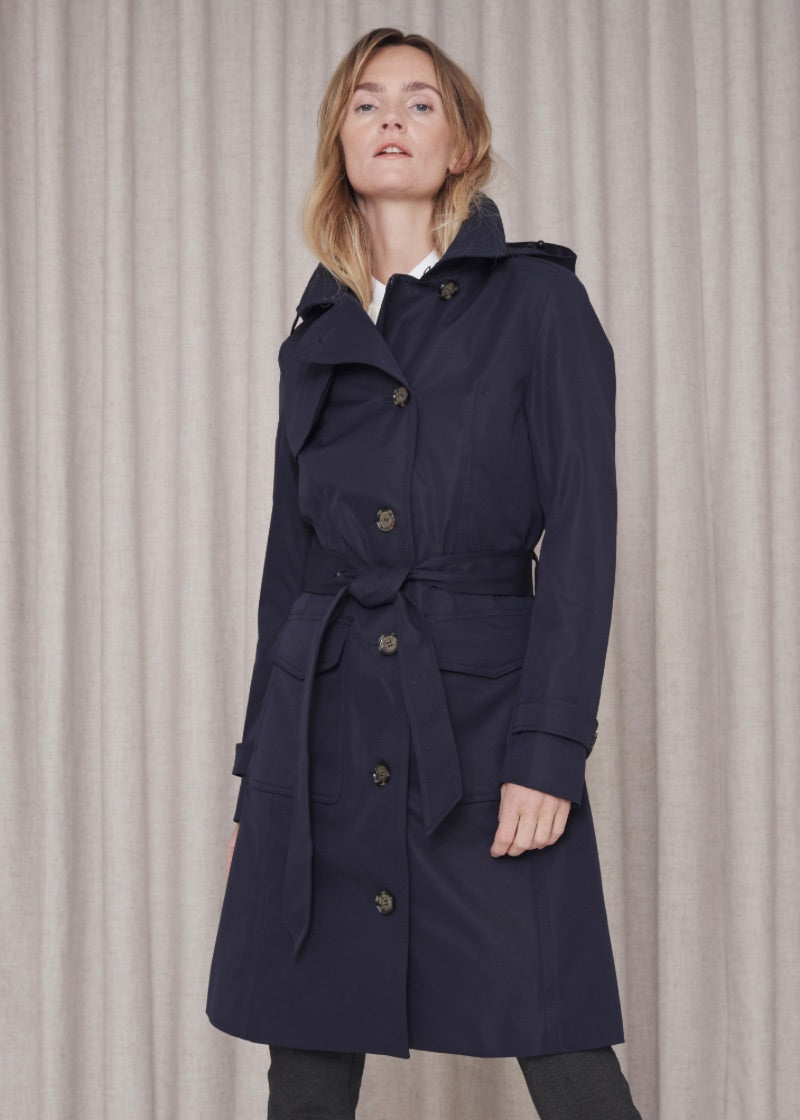 Tailored Trenchcoat Navy | Rain Couture Amsterdam