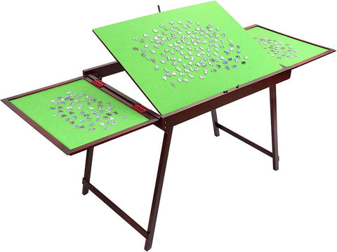 Jigsaw Puzzle Table with Folding Legs for Puzzles Up to 1000