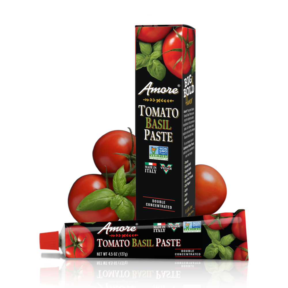 Amore Garlic Paste Tube (Italian seasoning) - 3.1 oz