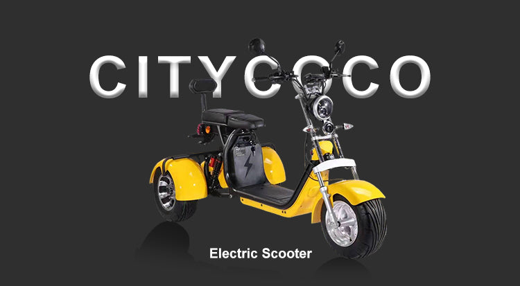 Fast Scooter électrique pliable pour adulte, E Scooter Citycoco