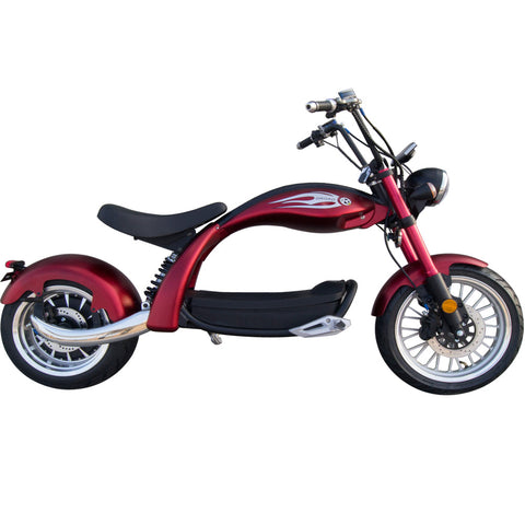 Fat Tire Electric Scooter M2, 40Ah 3000W 65KM/H Big Wheel Scooter