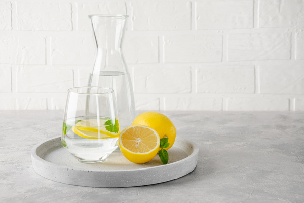 lemon water for hydration of skin