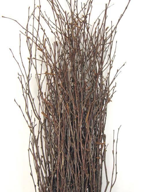 Glittered Silver Birch Tree Branch Bundle 3-4 ft (4 branches) - Candles4Less