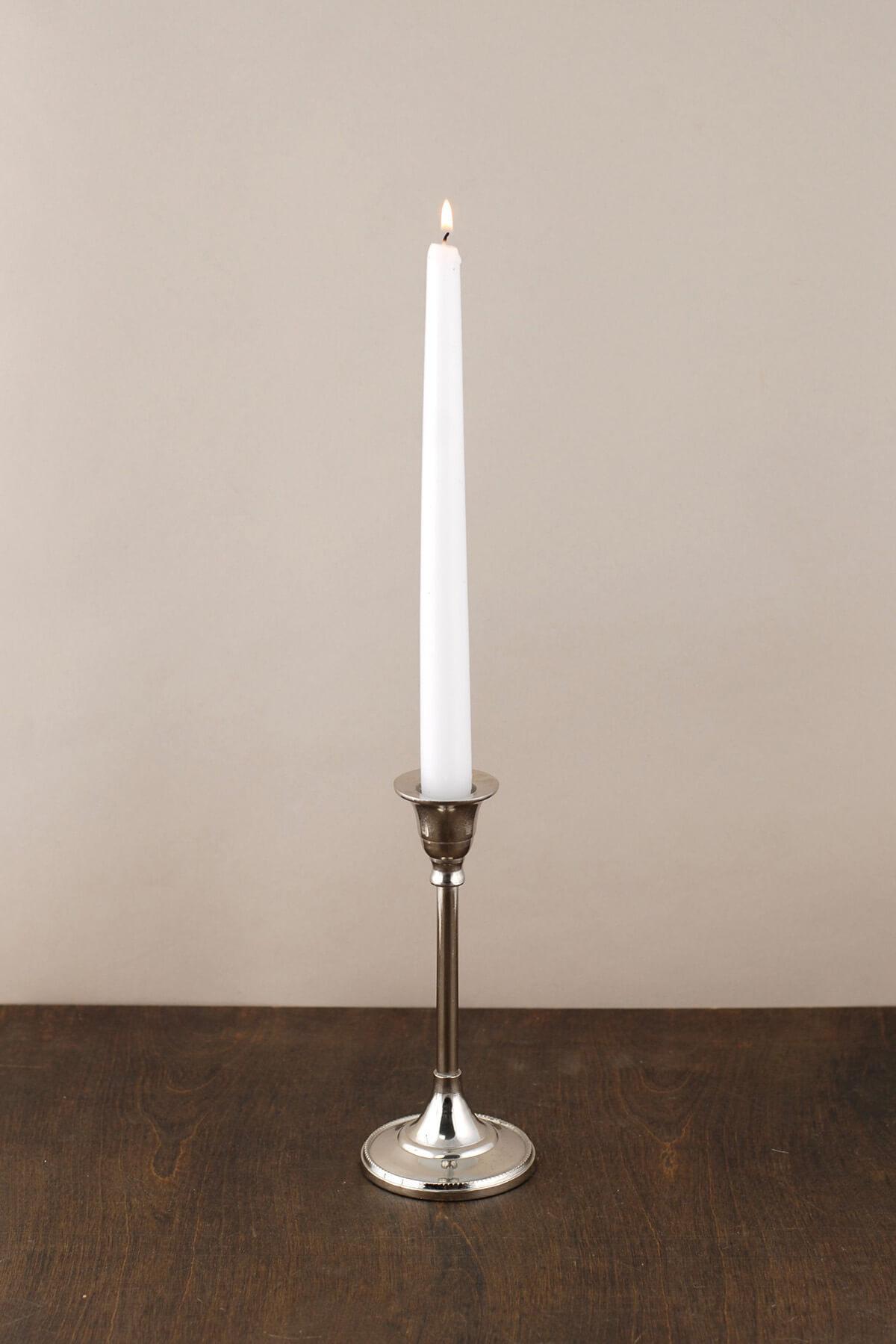 Tall Metal Candlestick