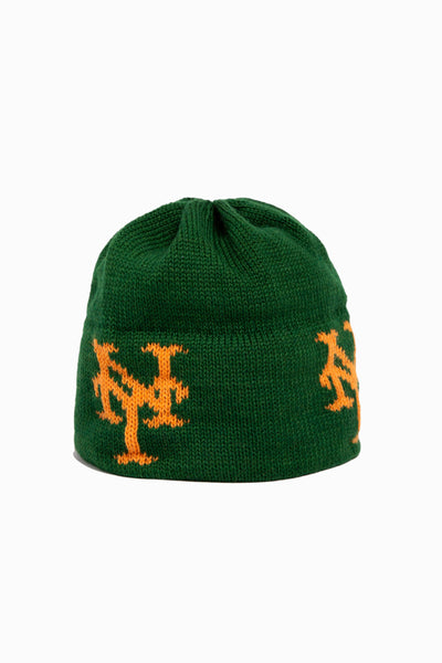 サイズSELECTS NYC NY WOOL KNIT BEANIE グリーン