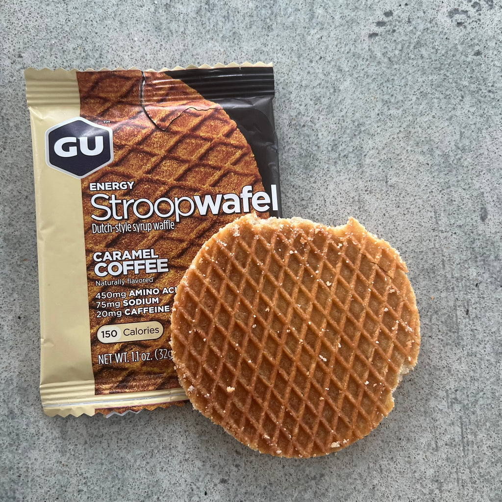 GU stroopwafel caramel coffee review