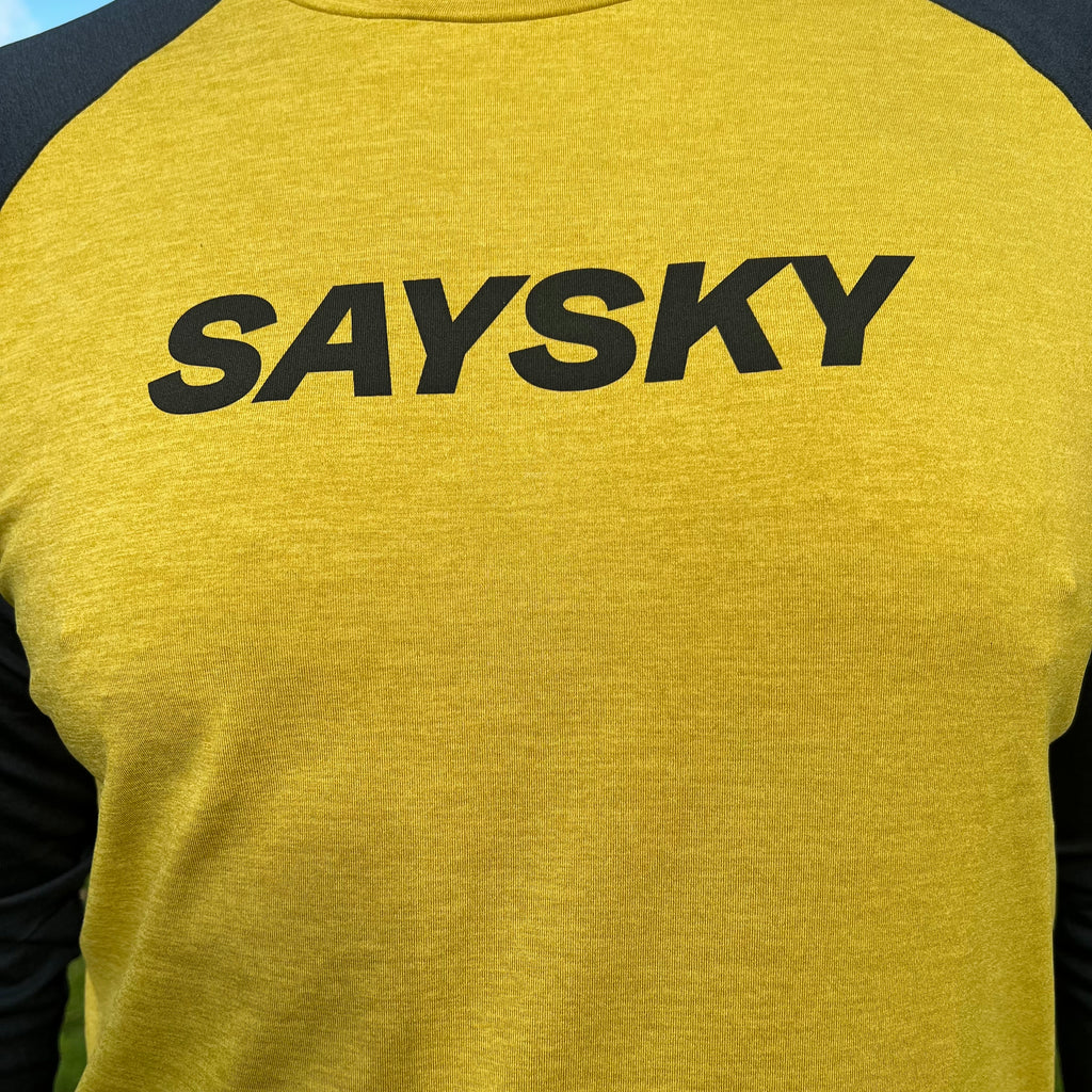 SAYSKY Logo Pace Long Sleeve T Shirt size close up