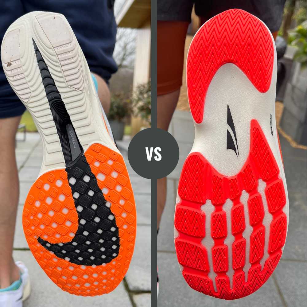 altra vanish carbon vs nike vaporfly 3 outsole difference