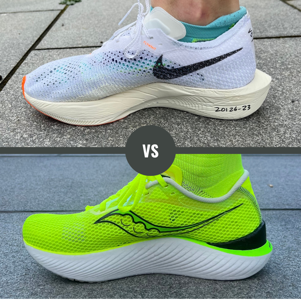 nike vaporlfy 3 vs saucony endorphin pro 3 inside view