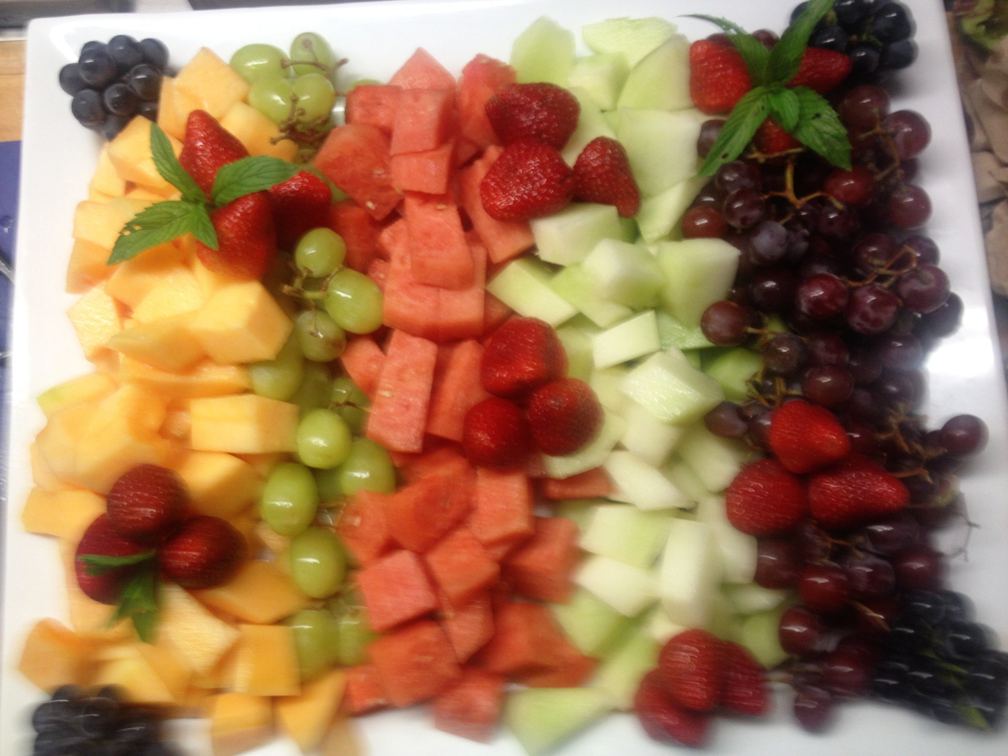 assorted fruit tray