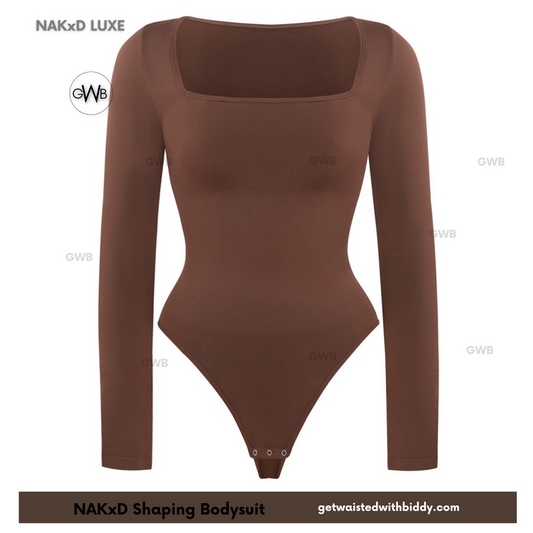 NaKxD Long sleeve Shapewear Bodysuit -Tummy Control Bodysuit - Best  shapewear for women – GetwaistedwithBiddy LTD