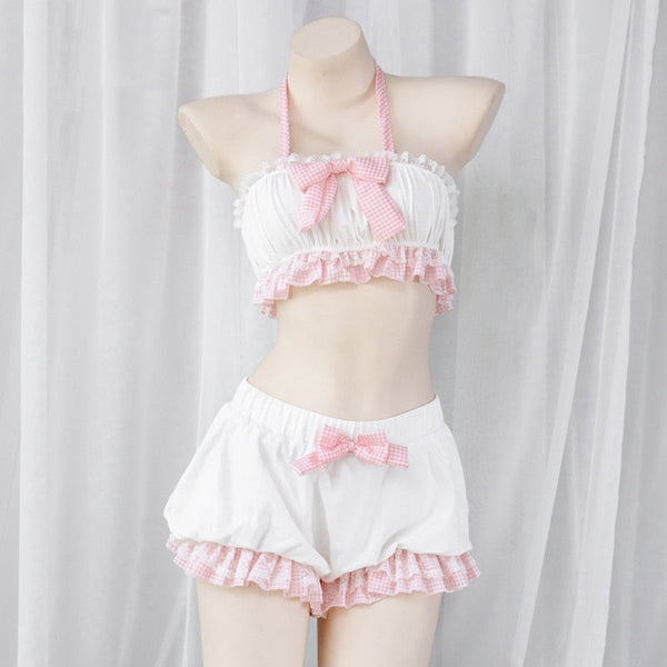 Fuzzy Melody Cinnamoroll Lingerie Set Pajamas Kawaii