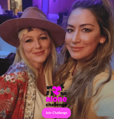 Jewel and Karena Dawn invite you to join the Not Alone Challenge