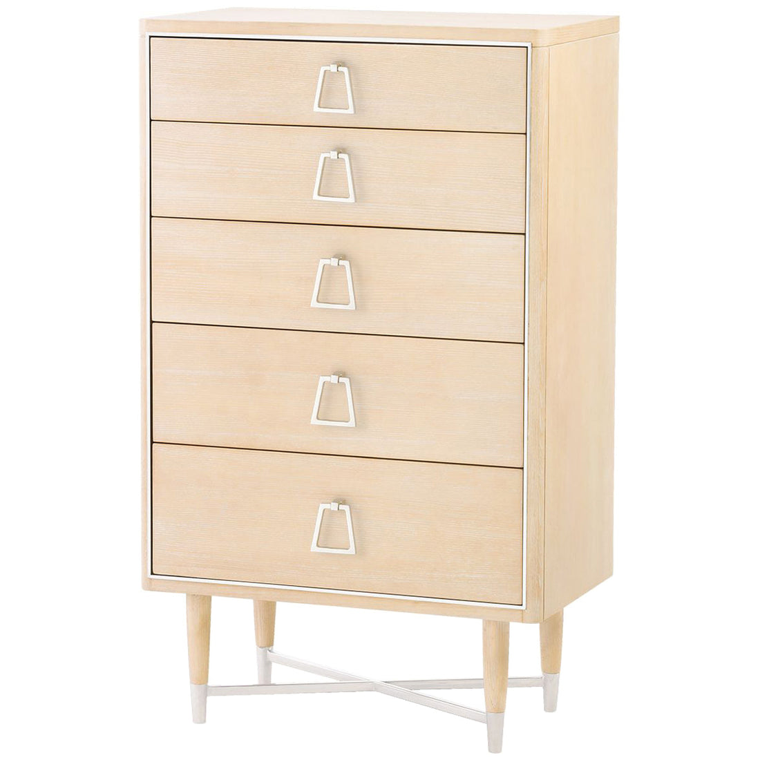 Villa & House Adrian Tall 5-Drawer Dresser with Kelley Pull