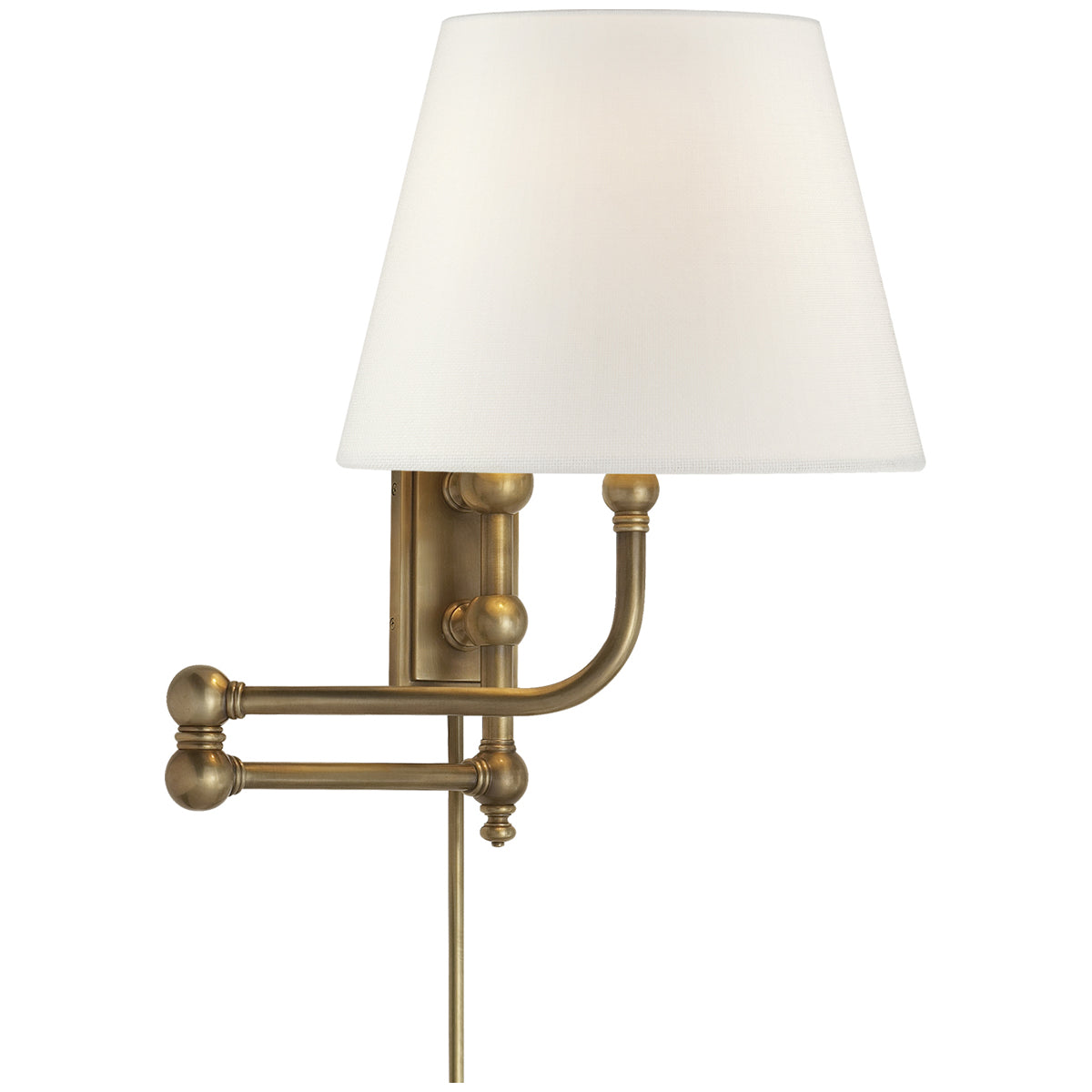 Visual Comfort Lighting, Dorchester Swing Arm Wall Light, Sconces