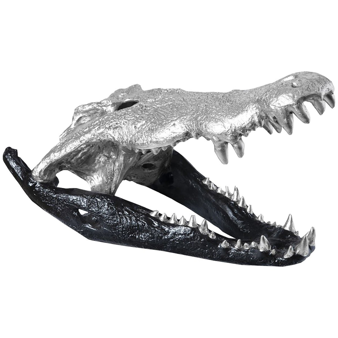 Phillips Collection, Crocodile Skull Sculpture – Benjamin Rugs & Furniture