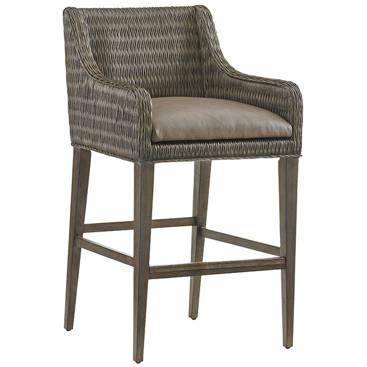 Tommy Bahama, Stools, Turner Woven Bar Stool – Benjamin Rugs & Furniture