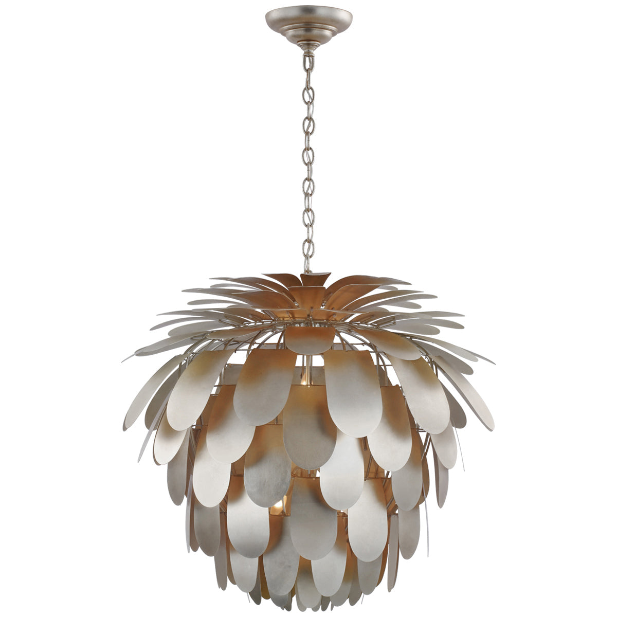 E.F. Chapman Paris Flea Market Chandelier in Brass by Visual Comfort  Signature at Destination Lighting