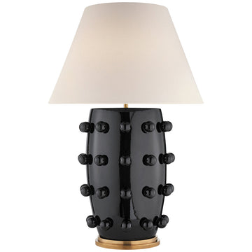 Miramar Table Lamp with Antique-Burnished Brass Shade