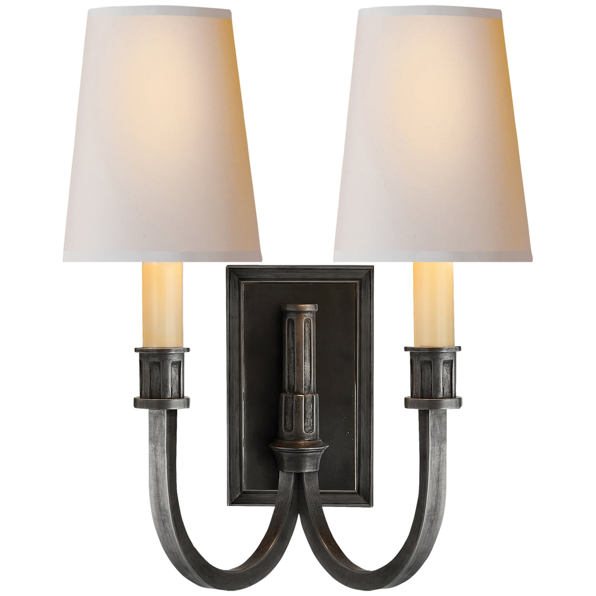 Visual Comfort Modern Library Double Sconce