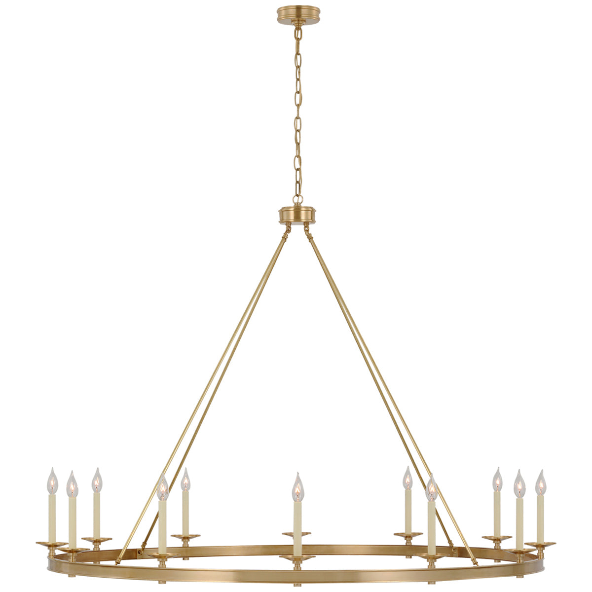 Visual Comfort Lighting, Bellvale Large Ring Chandelier, Chandeliers –  Benjamin Rugs & Furniture