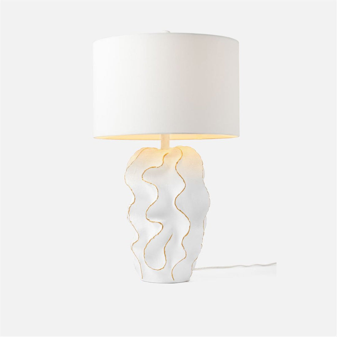 wavy table lamp