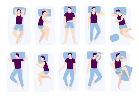 different sleep posture