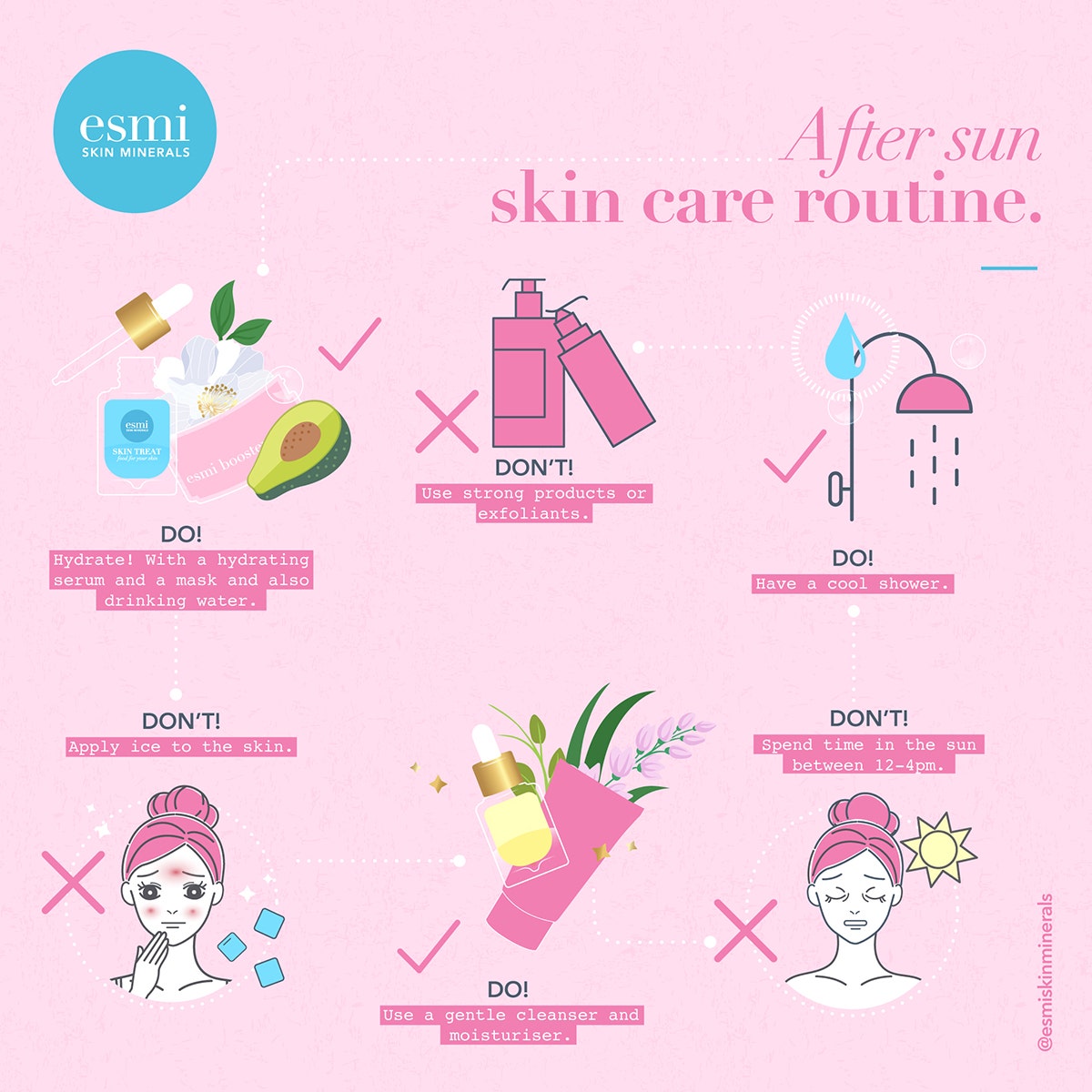 After Sun Skin Care Routine – esmi Skin