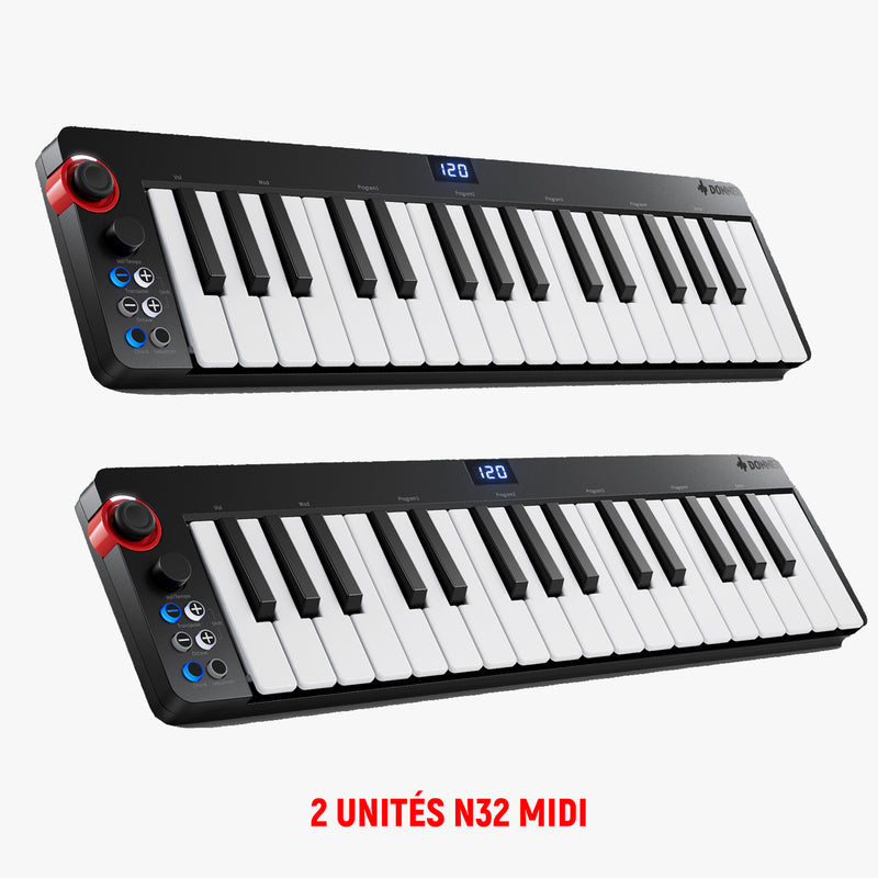 Donner MIDIキーボード コントローラー 32鍵 USB Type-c ファッション