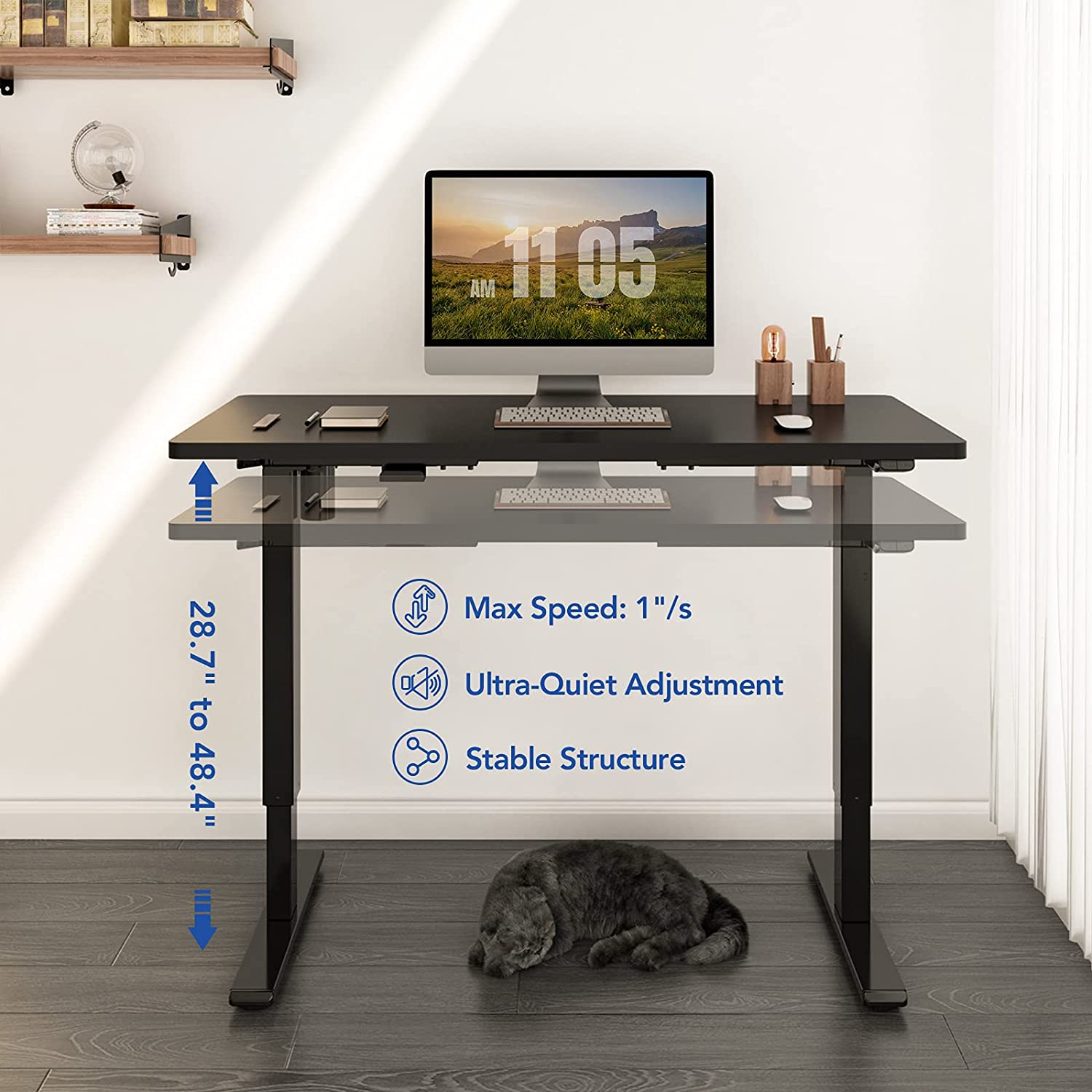 flexispot height adjustable standing desk converter
