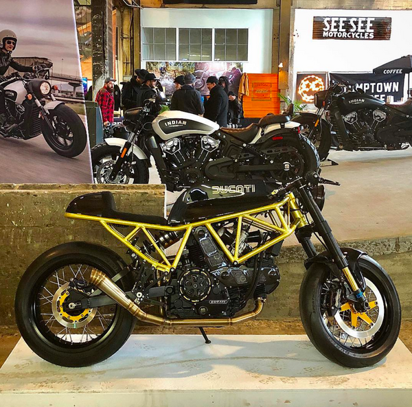 Ducati 900ss cafe racer lossa engineering The One Show