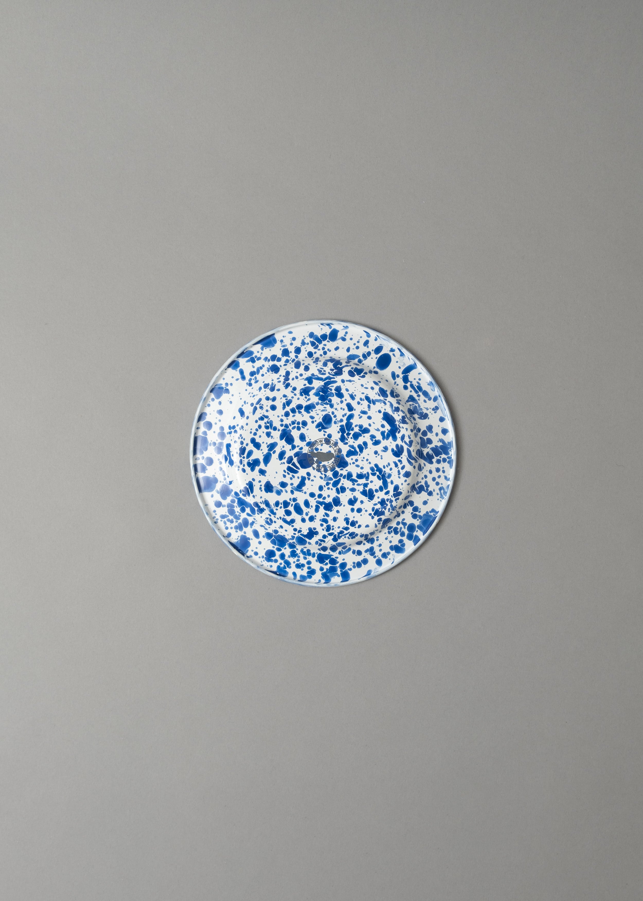 ASSIETTE PLATE - 21 cm - BLUE Â«Â SPLASHÂ Â» - CROW CANYON